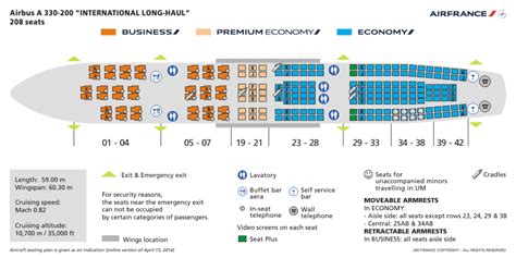 Seat Map Air France Airbus A330 200 224pax Seatmaestro | Porn Sex Picture