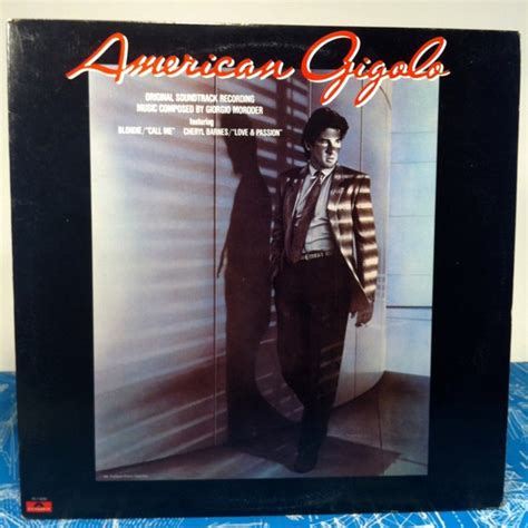 American Gigolo Soundtrack Vinyl Record LP by vintagebaronrecords