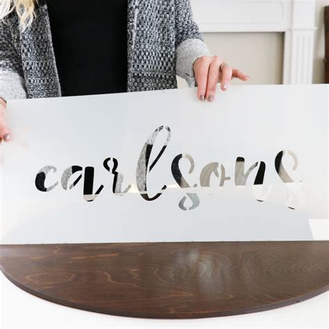 Custom Stencils for Wood Signs | Craftcuts.com