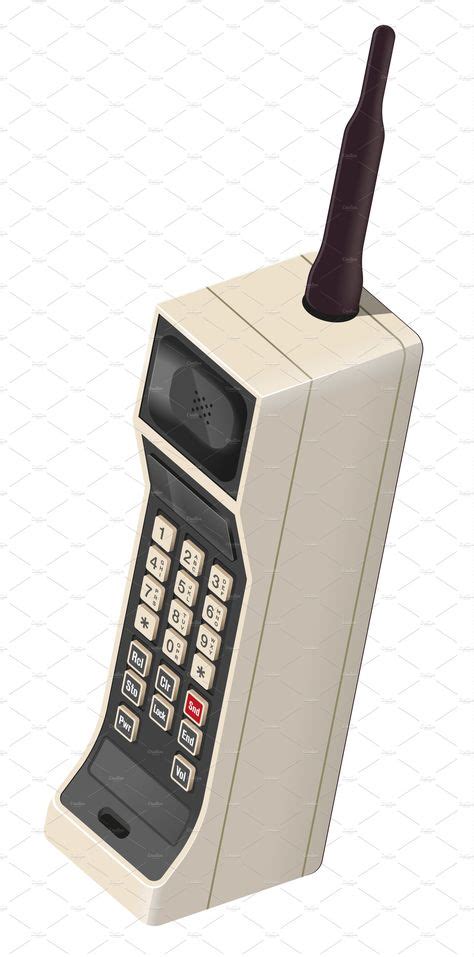 Retro 80s mobile cellphone , #Affiliate, #mobile#Retro#EPS#JPG #Ad | Retro, How to draw hands