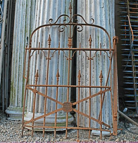 Antique Stewart Iron Works Wrought Iron Gate - Ricca's