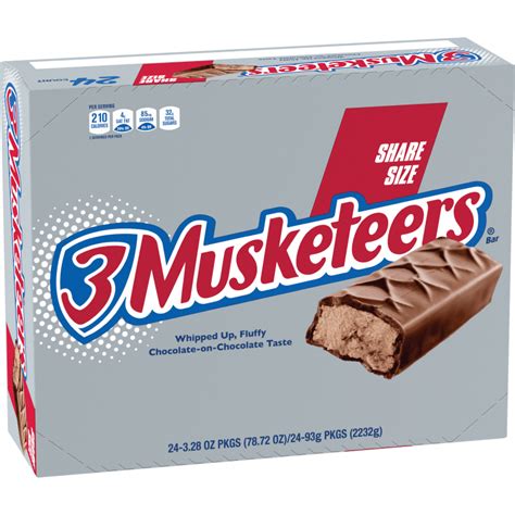 3 MUSKETEERS Singles Chocolate Candy Bar, 1.92 oz | 3 MUSKETEERS®