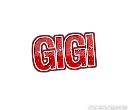 GiGi Logo | Outil de conception de nom gratuit à partir de texte flamboyant