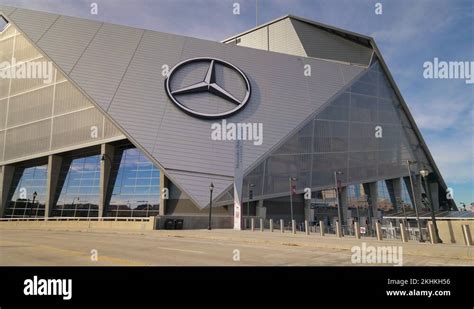 Mercedes-Benz Stadium in Downtown Atlanta, Georgia, Sports Arena Stock ...