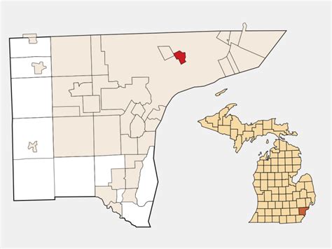 Hamtramck, MI - Geographic Facts & Maps - MapSof.net