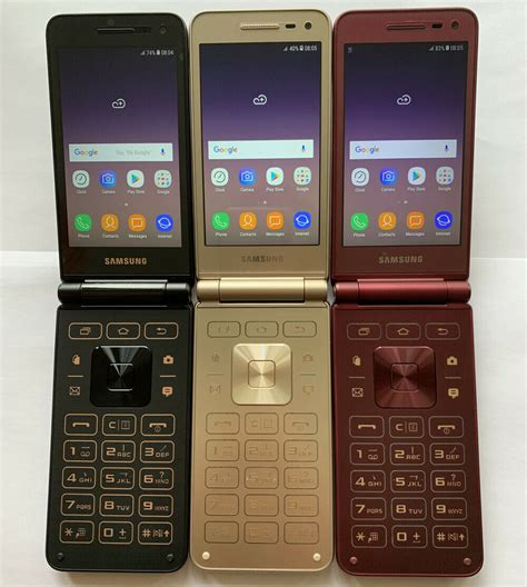 Original Samsung Galaxy Folder 2 G1650 Dual SIM 16GB 8.0MP Flip LTE SmartPhone | eBay