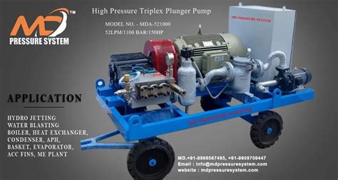 Hydro Blasting Pump at Best Price in India