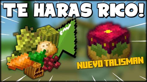 GARDEN UPDATE v2! MEJORAS COMPOSTER! NUEVO TALISMAN y REFORGES - Hypixel Skyblock - YouTube