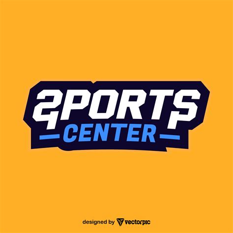 sport center logo free vector | VECTORPIC