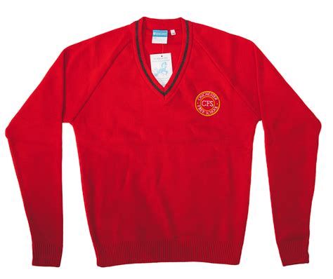 Chichester Free School Red V-Neck Jumper – Game Set & Match