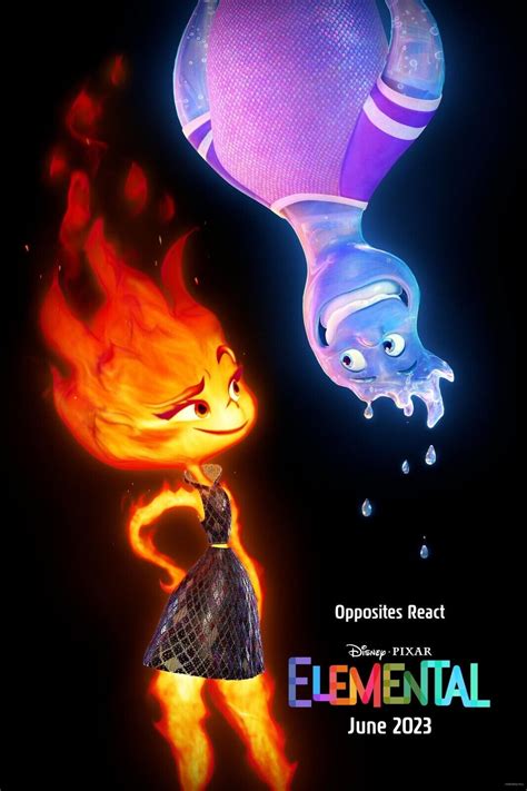 2023 Disney Elemental Movie Poster 11X17 Ember Lumen Wade Ripple Pixar 🔥💧🍿 | eBay