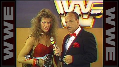 Mean Gene Okerlund has a laugh at Wendi Richter's comments: TNT, May 24 ...