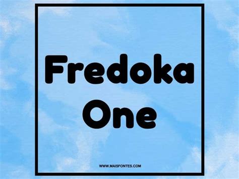 Fredoka One | Free fonts download, Cool fonts, Free font