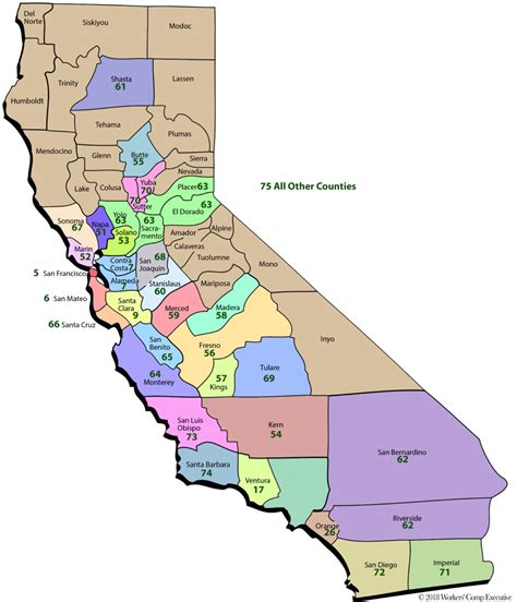 california_county_map-copy | | Workers’ Comp Executive