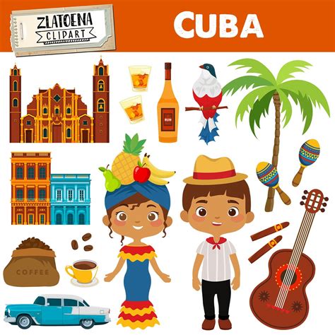 Cuba clip art Havana clip art Cuba clipart Viajes clipart | Etsy España