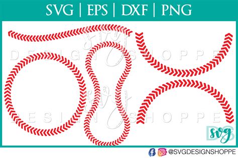 Baseball, SVG, Baseball Stitch, SVG files for Cricut (16135) | SVGs | Design Bundles