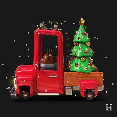 Christmas Car :: Behance