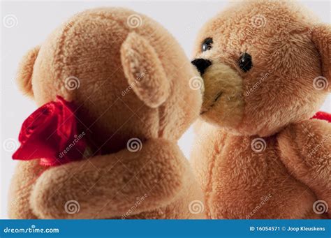 Teddy Bears Kissing Stock Image - Image: 16054571