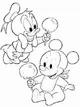 Baby Disney Characters Coloring Pages sketch template