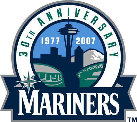 Seattle Mariners Anniversary Logo - American League (AL) - Chris ...