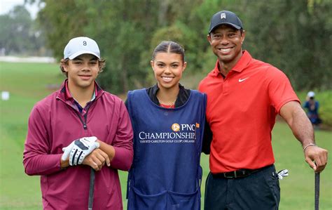 Tiger Woods reunites with Elin Nordegren as son Charlie celebrates ...