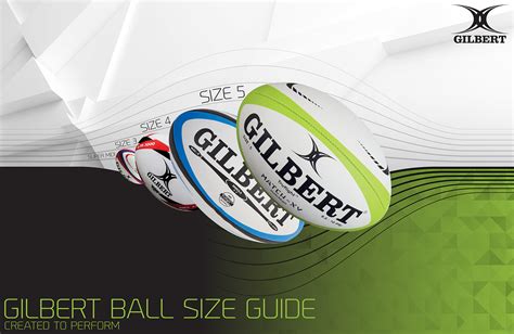 Gilbert Rugby Size Guide on Behance