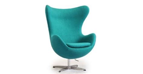 Kardiel Egg Chair, Premium Cashmere Wool, Blue | Egg chair, Modern ...