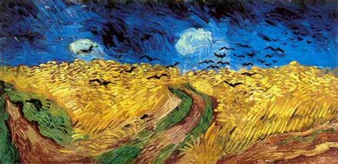 van Gogh Painting - Wheat Field with Crows