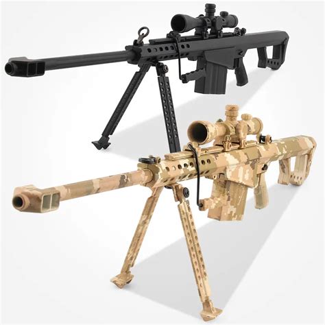 1:4 Alloy Assembly Simulation Gun Barrett Sniper Rifle Model Boy ...