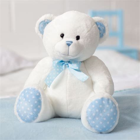 Baby Boy Teddy Bear Soft Toy | The Gift Experience