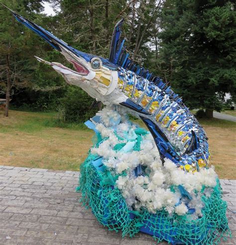 Washed Ashore builds and exhibits aesthetically powerful art to educate a global audience about ...