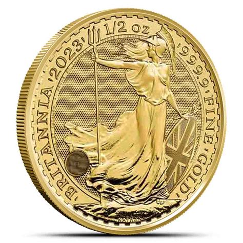 2023 1/2 oz Gold British Britannia Coin BU - Provident Metals™