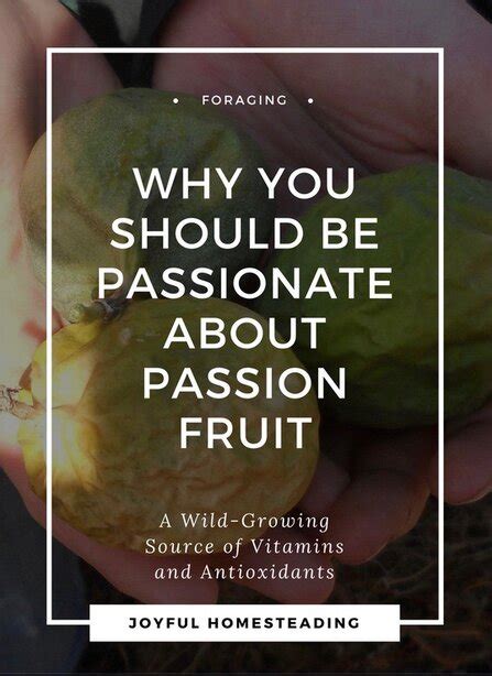 Passion Fruit Benefits