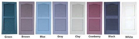 Vinyl Shutters for Mobile Homes