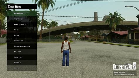 Download Cheat Menu v1.6.1 for GTA San Andreas: The Definitive Edition