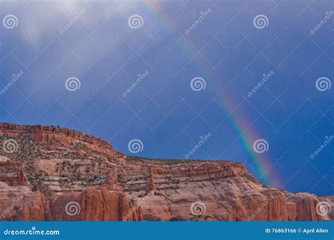 Arizona Rainbow stock photo. Image of grace, area, wishes - 76863166