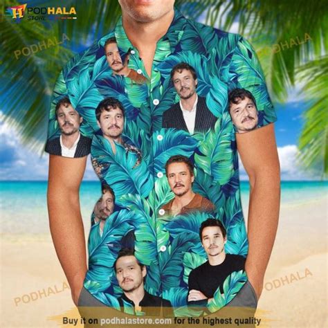 Pedro Pascal Shorts Hawaiian Shirt, Summer Vacation Gift For The Last Of Us Fans - Bring Your ...