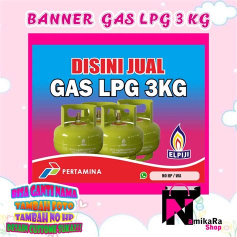 Jual Banner Spanduk Backdrop Jual Gas LPG 3 Kg / Spanduk Banner Jual Gas LPG 3Kg Ukuran 120x80 ...