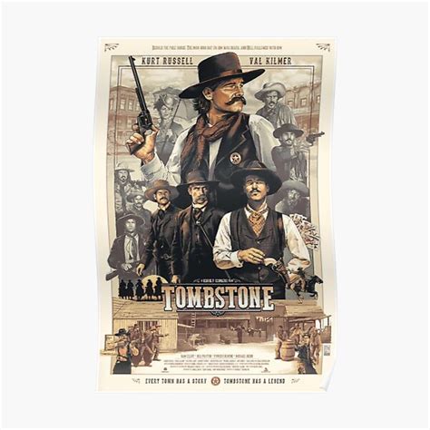 "Tombstone Movie Poster" Poster for Sale by brandon1122 | Redbubble