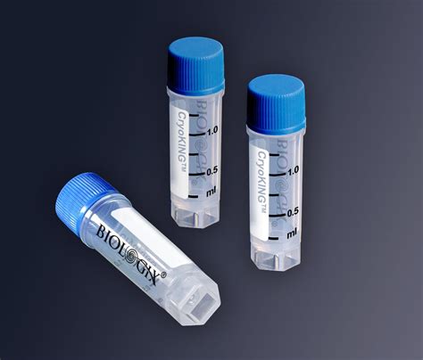 CryoKING 1.0ml Sterile Cryogenic Vials with color cap – Golden Bridgen Inc