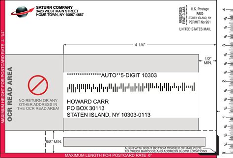 6 X 9 Postcard Template How to Design Direct Mail for Postage Savings | Postcard template ...