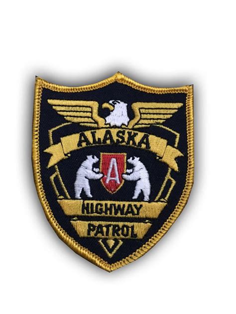 Alaska Highway Patrol Patch - State Troopers | State trooper, Alaska ...