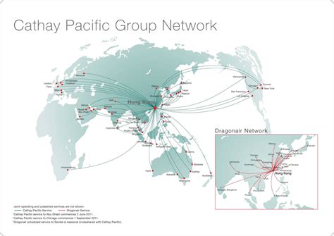 Cathay Pacific alirlines corporate visual graphic identity - route map | Cathay pacific, Route ...