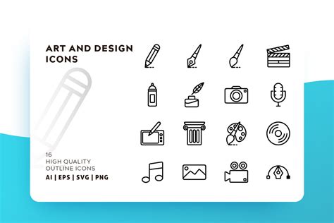 Art & Design Icon Pack Graphic by Goodware.Std · Creative Fabrica