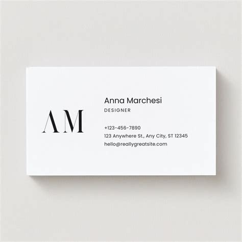 Free custom printable minimalist business cards | Canva