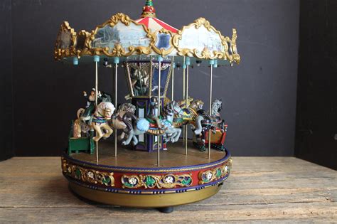 Vintage Mr Christmas the Carousel // Lights Music and Movement | Etsy ...