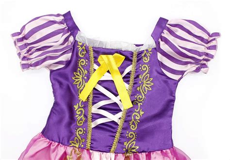 Buy AmzBarley Girls Princess Dress Rapunzel Costume Kids Halloween Birthday Party Christmas Puff ...