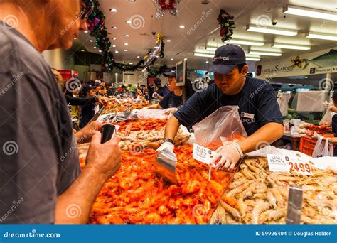 Sydney Fish market editorial stock image. Image of asians - 59926404