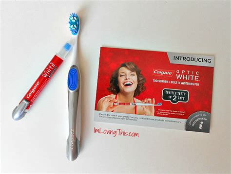 Colgate Optic White Toothbrush + Whitening Pen Review