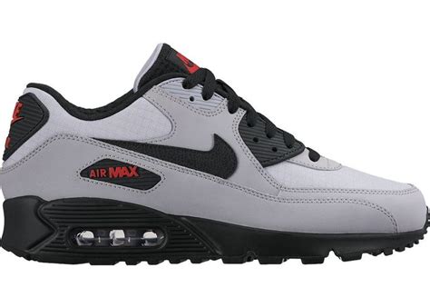 Check out the Air Max 90 Wolf Grey Black Red available on StockX | Nike ...